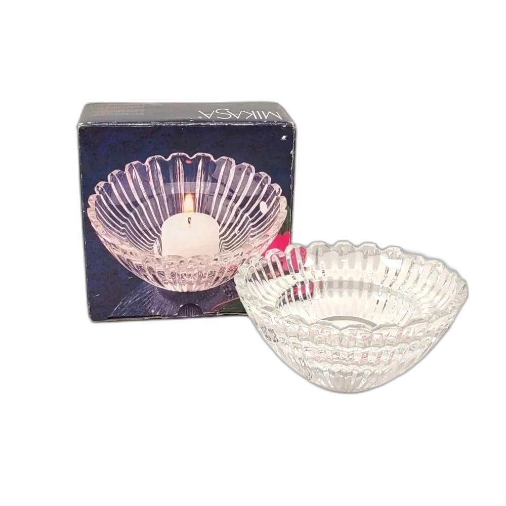 Mikasa Marquette Votive Candle Holder New in Box